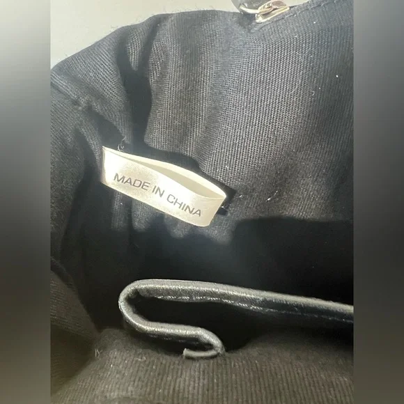 Talbots Vintage Floral Tapestry Satchel Handbag with Stained Bamboo Handles - Picture 14 of 14